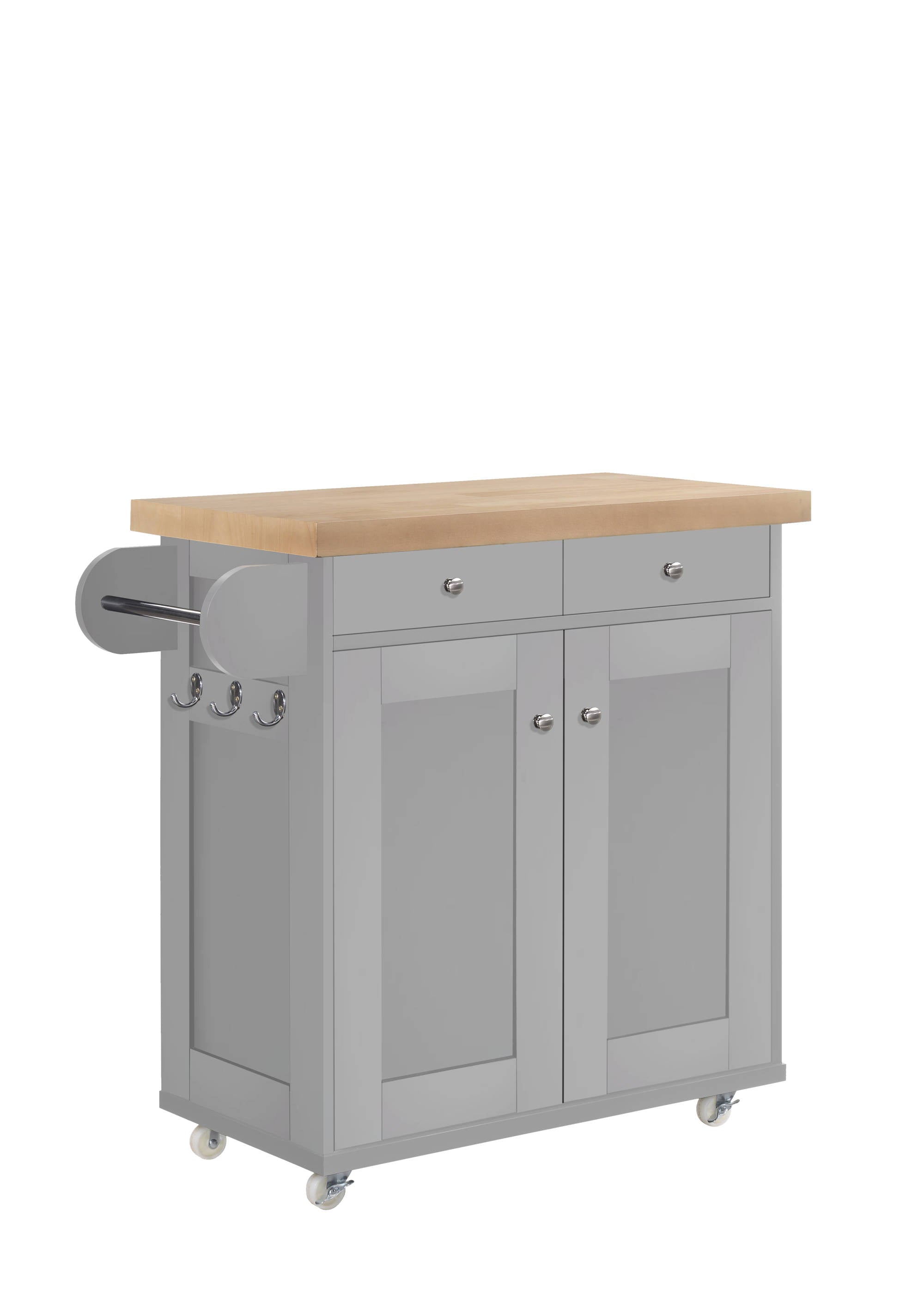Arleta Kitchen Trolley in Grey - Ezzo