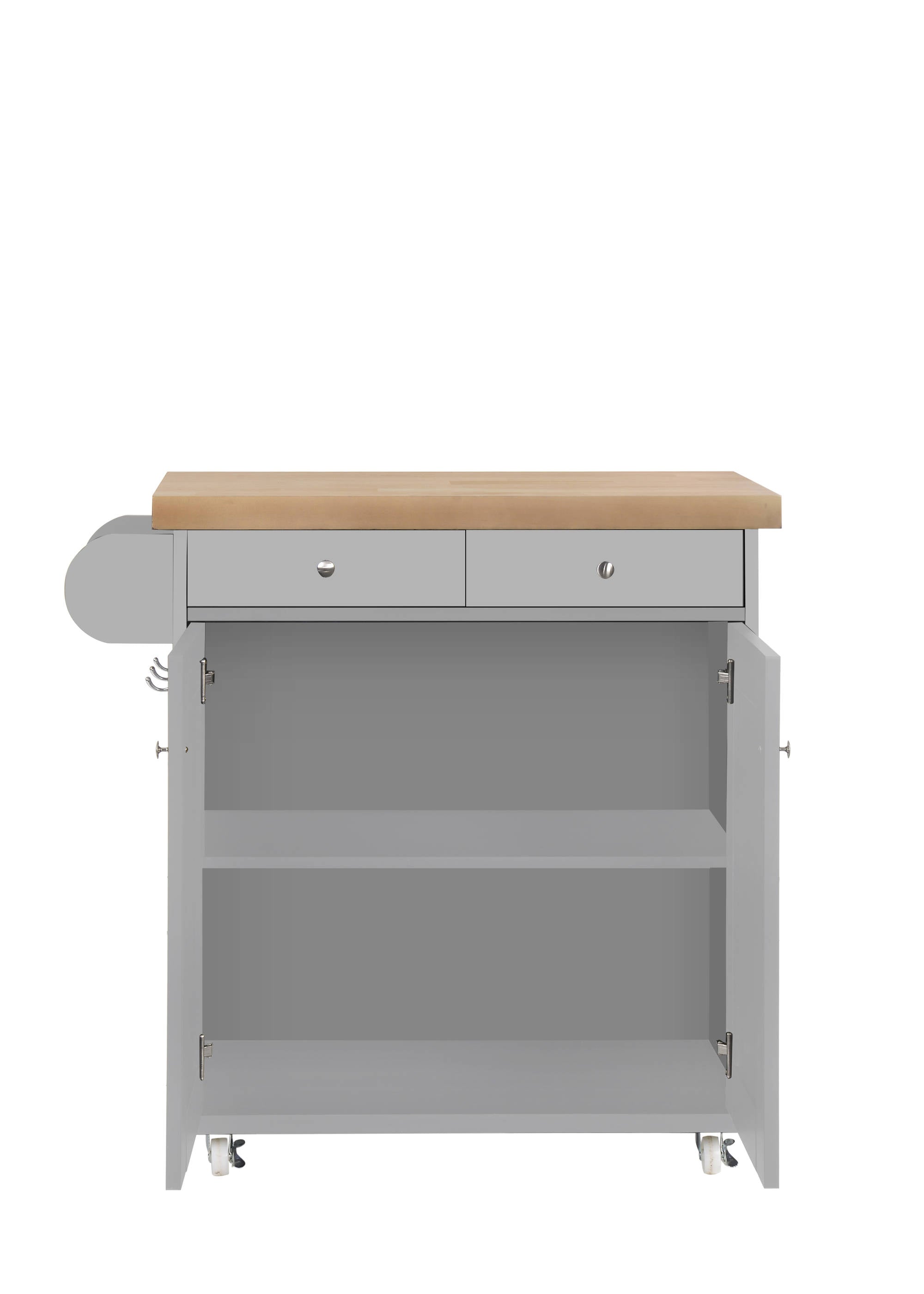 Arleta Kitchen Trolley in Grey - Ezzo
