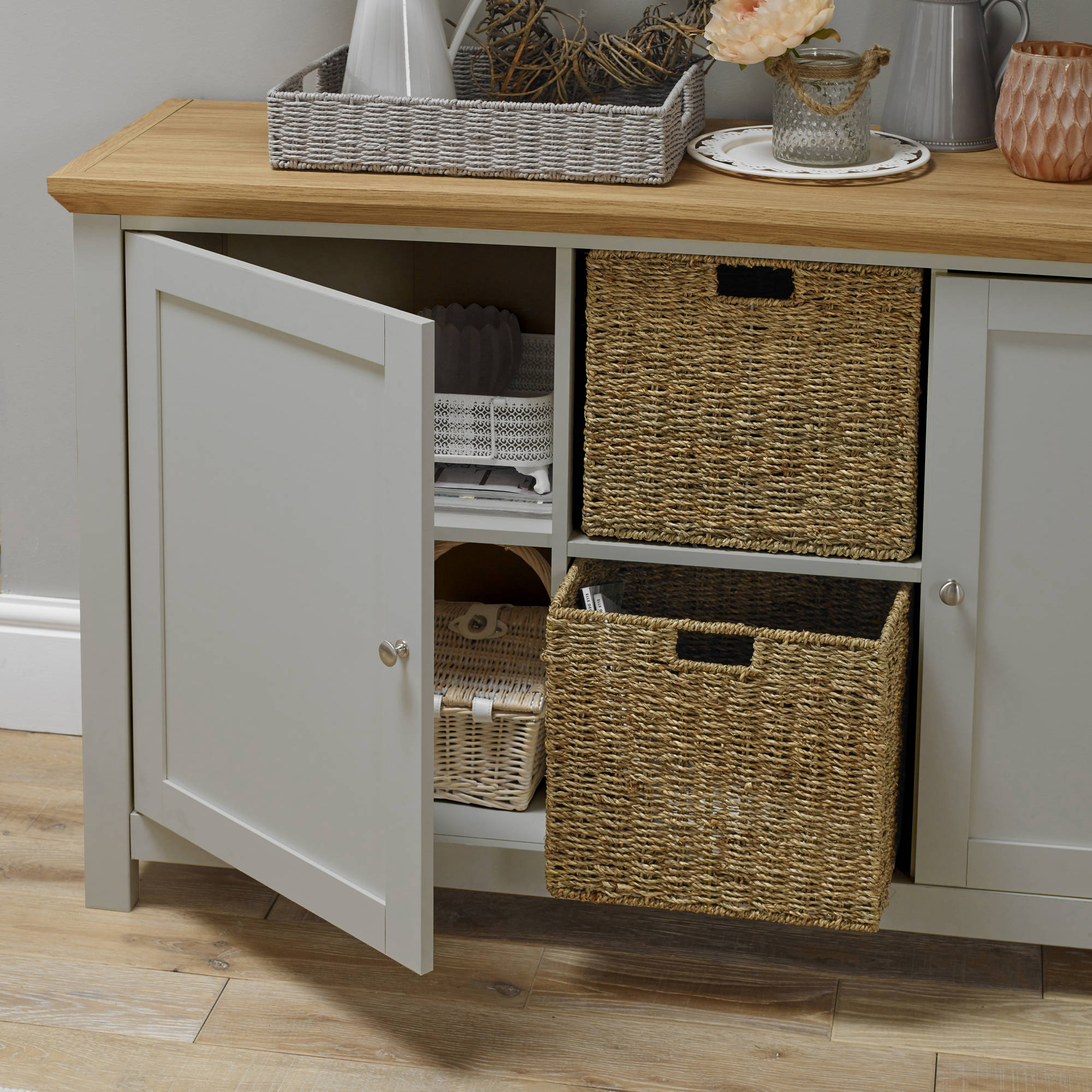 Broadwell Sideboard in Grey - Ezzo
