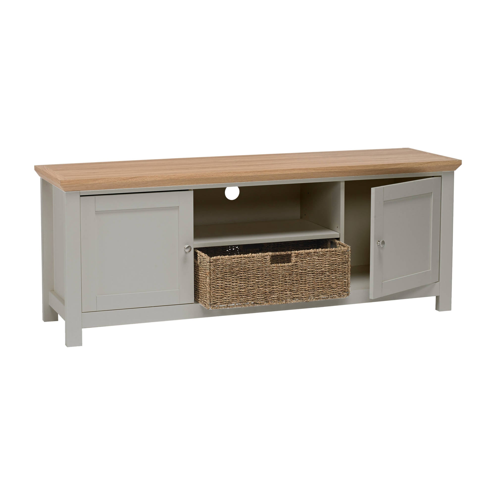 Broadwell TV Unit in Grey - Ezzo