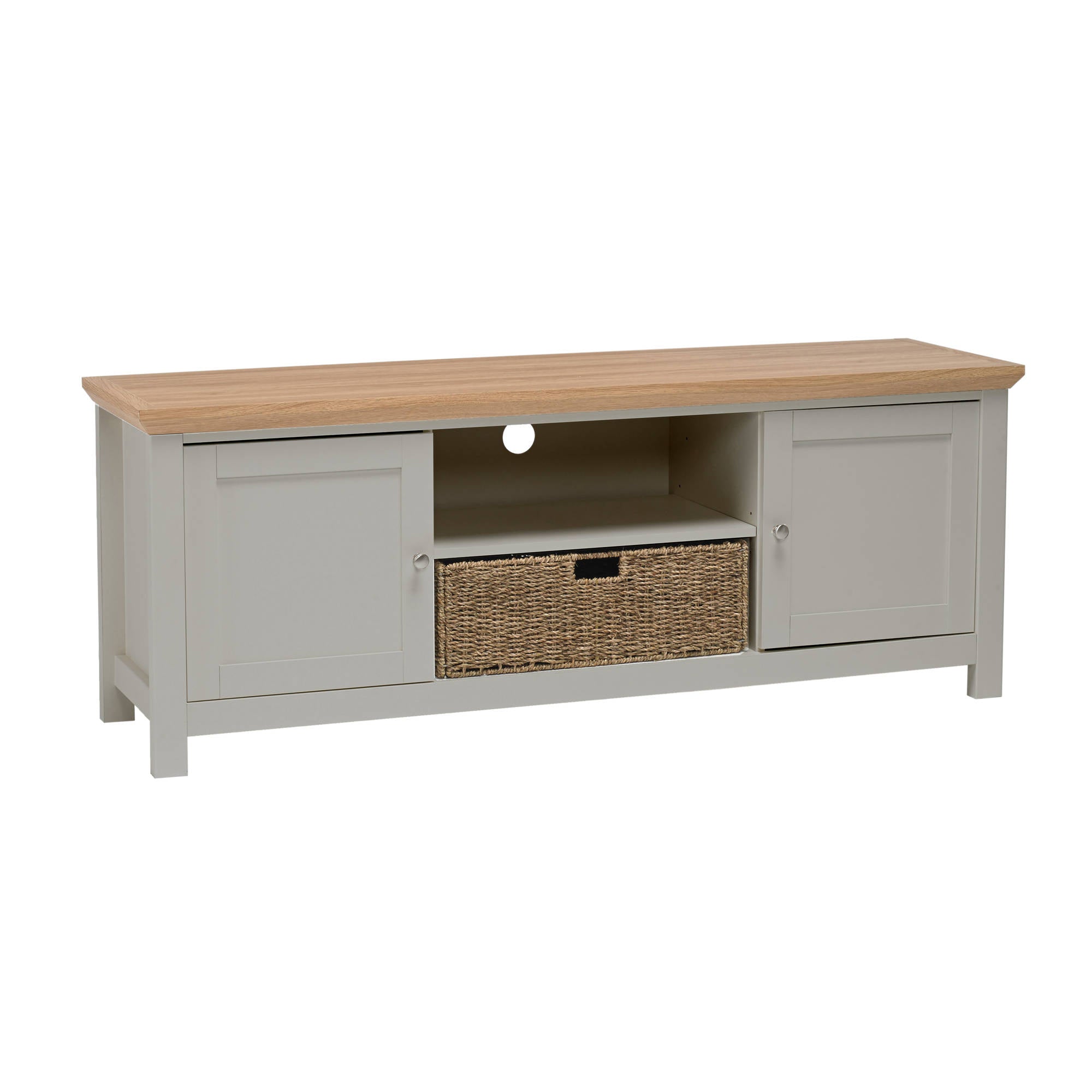 Broadwell TV Unit in Grey - Ezzo