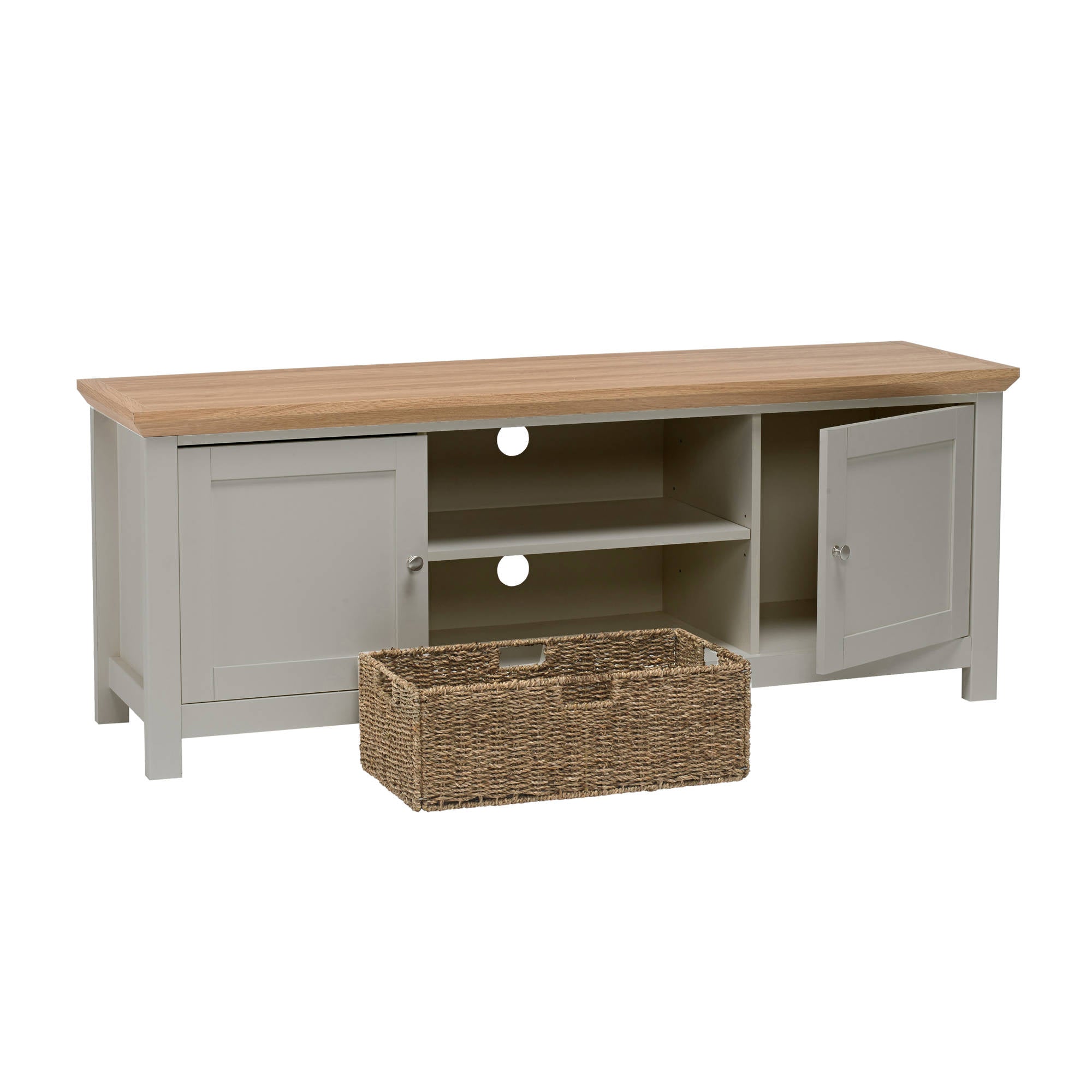 Broadwell TV Unit in Grey - Ezzo