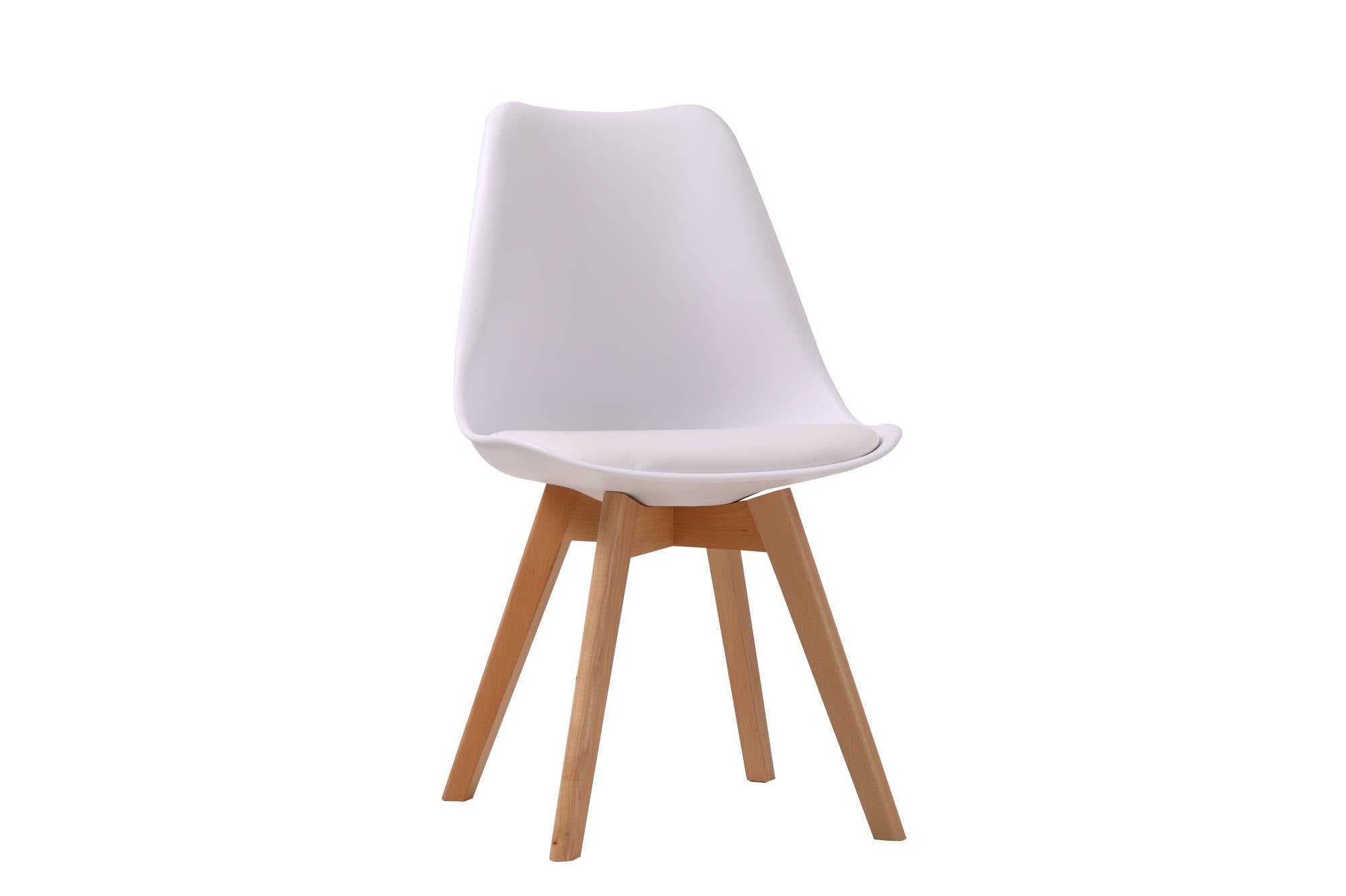 Cesaire Dining Chair in White - Ezzo