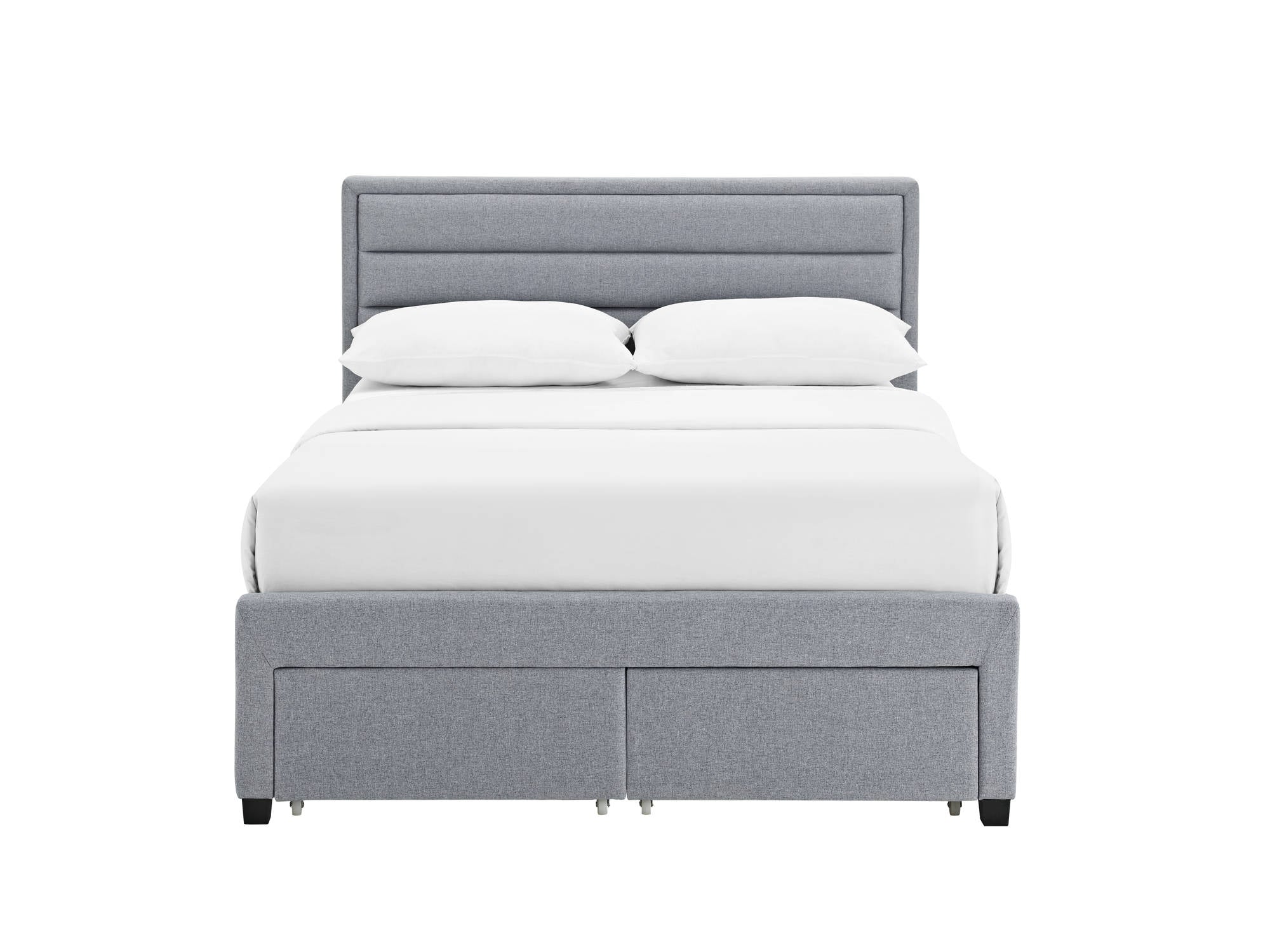 Charlton Double Bed in Grey - Ezzo