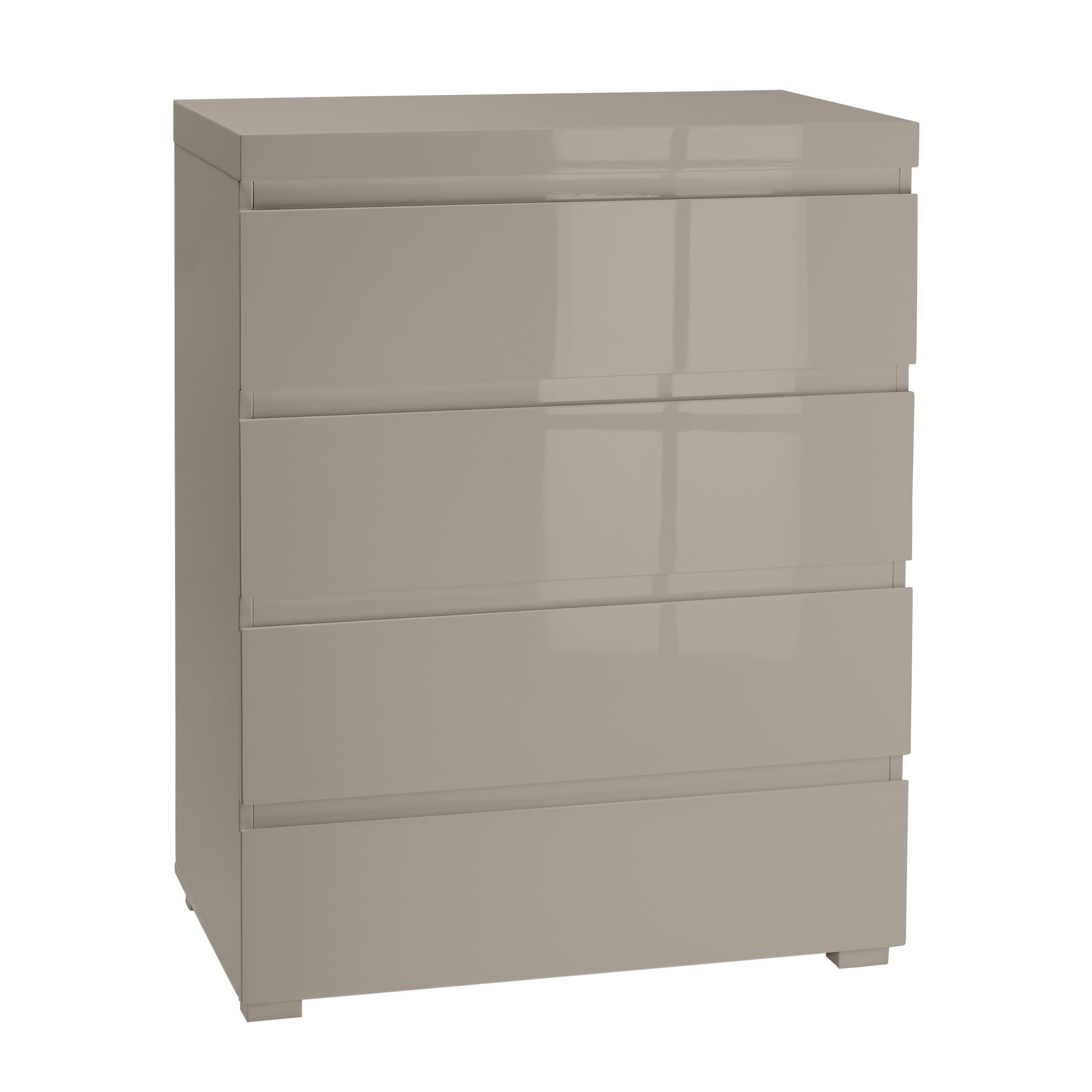 Cuba 4 Drawer Chest in Stone - Ezzo
