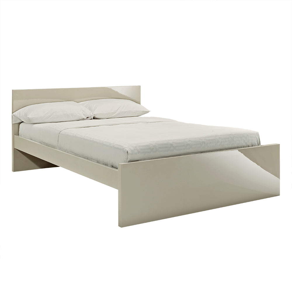 Cuba King Size Bed in Stone - Ezzo