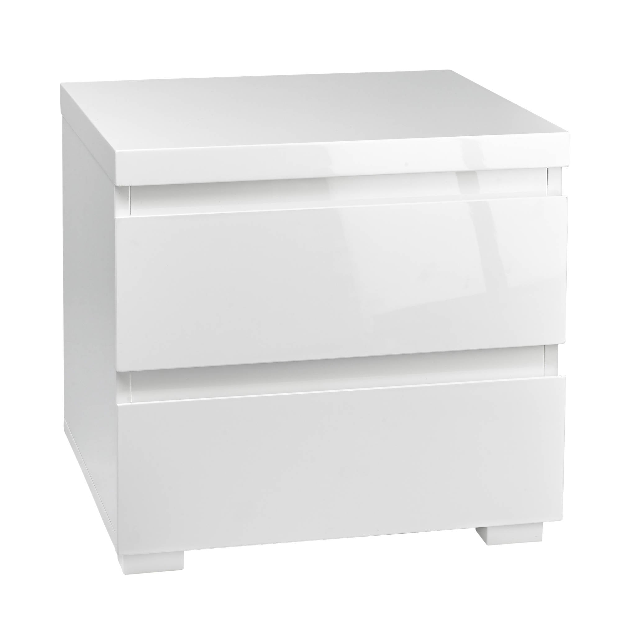 Cuba Bedside Table in White - Ezzo