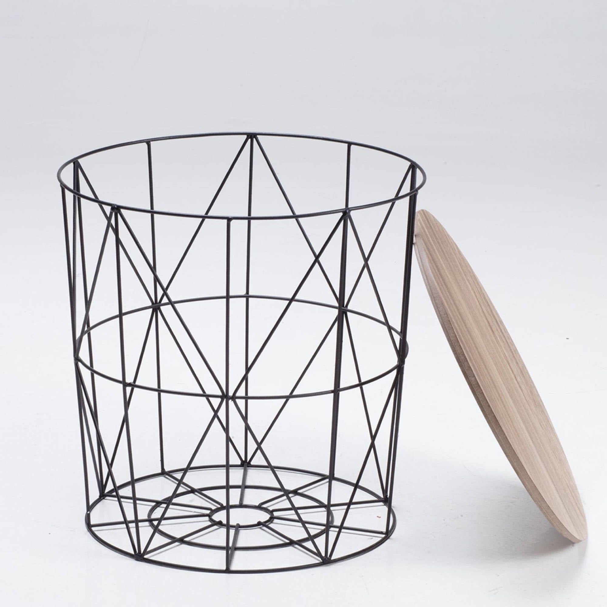 Elio Black Cage Table - Ezzo