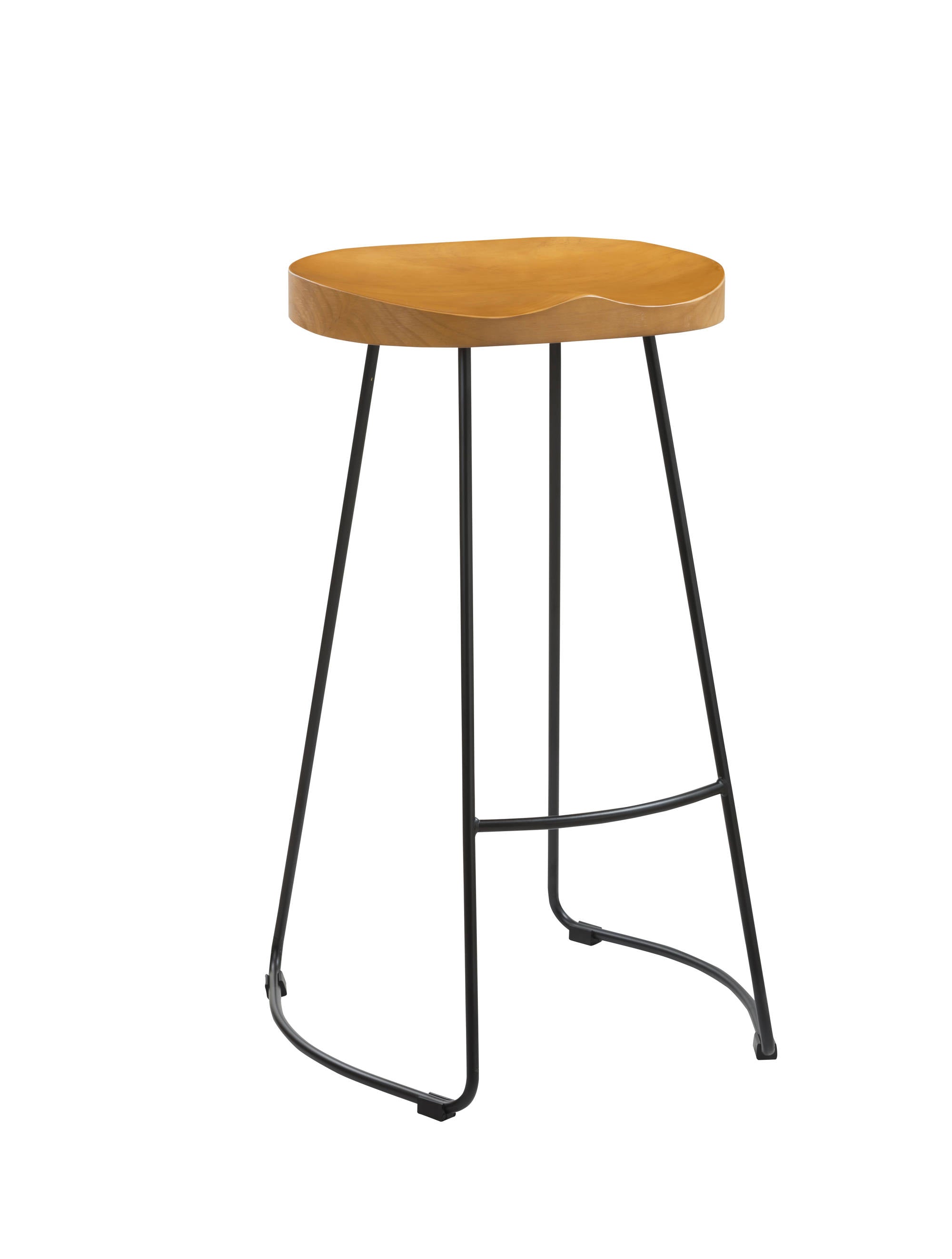 Ethan Stool with Black Legs - Ezzo