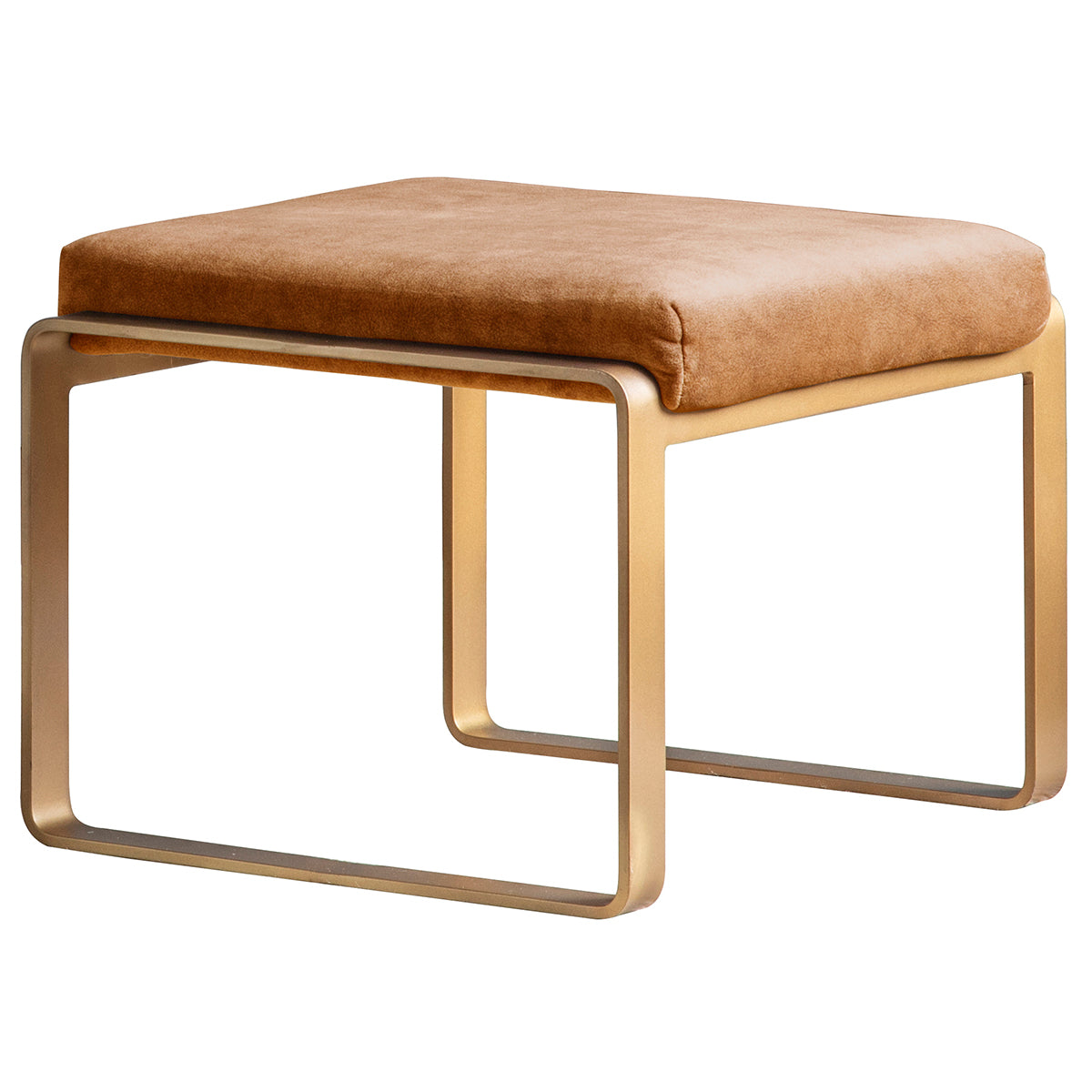Fabius Footstool Ochre - Ezzo