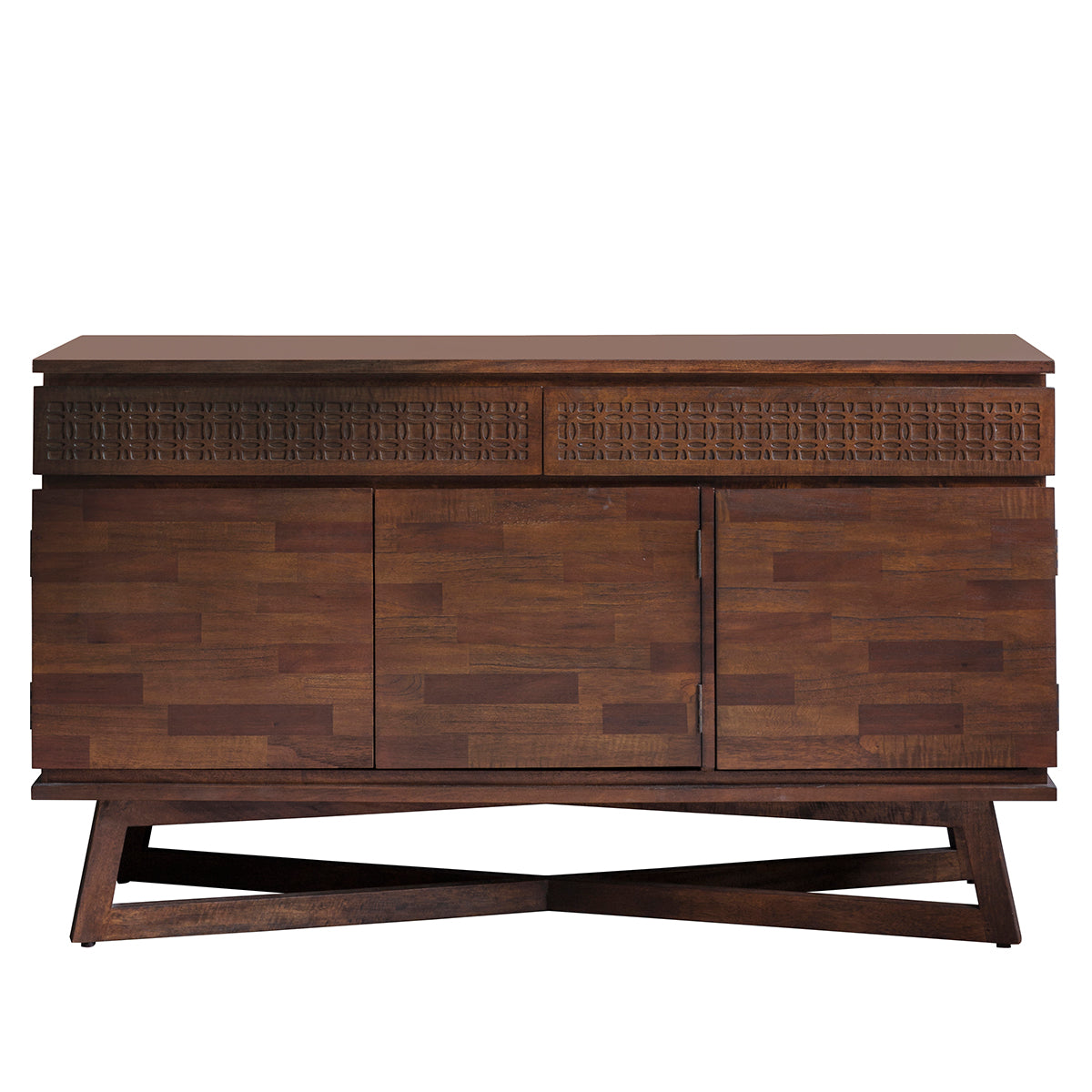 Greenwich 3 Door  2 Drawer Sideboard in Natural - Ezzo