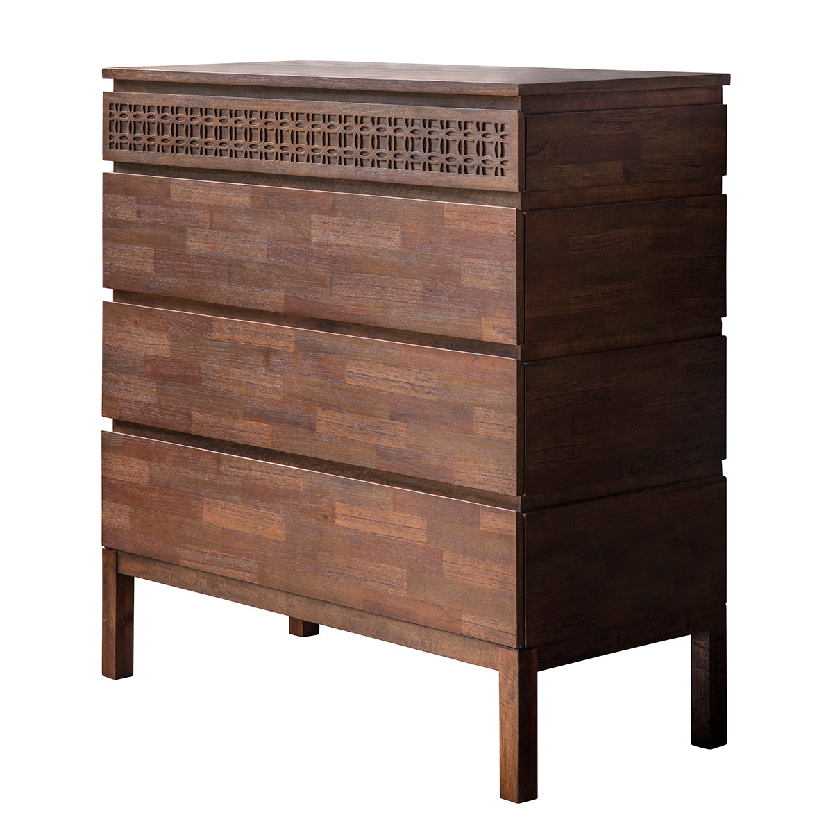 Greenwich 4 Drawer Chest in Natural - Ezzo