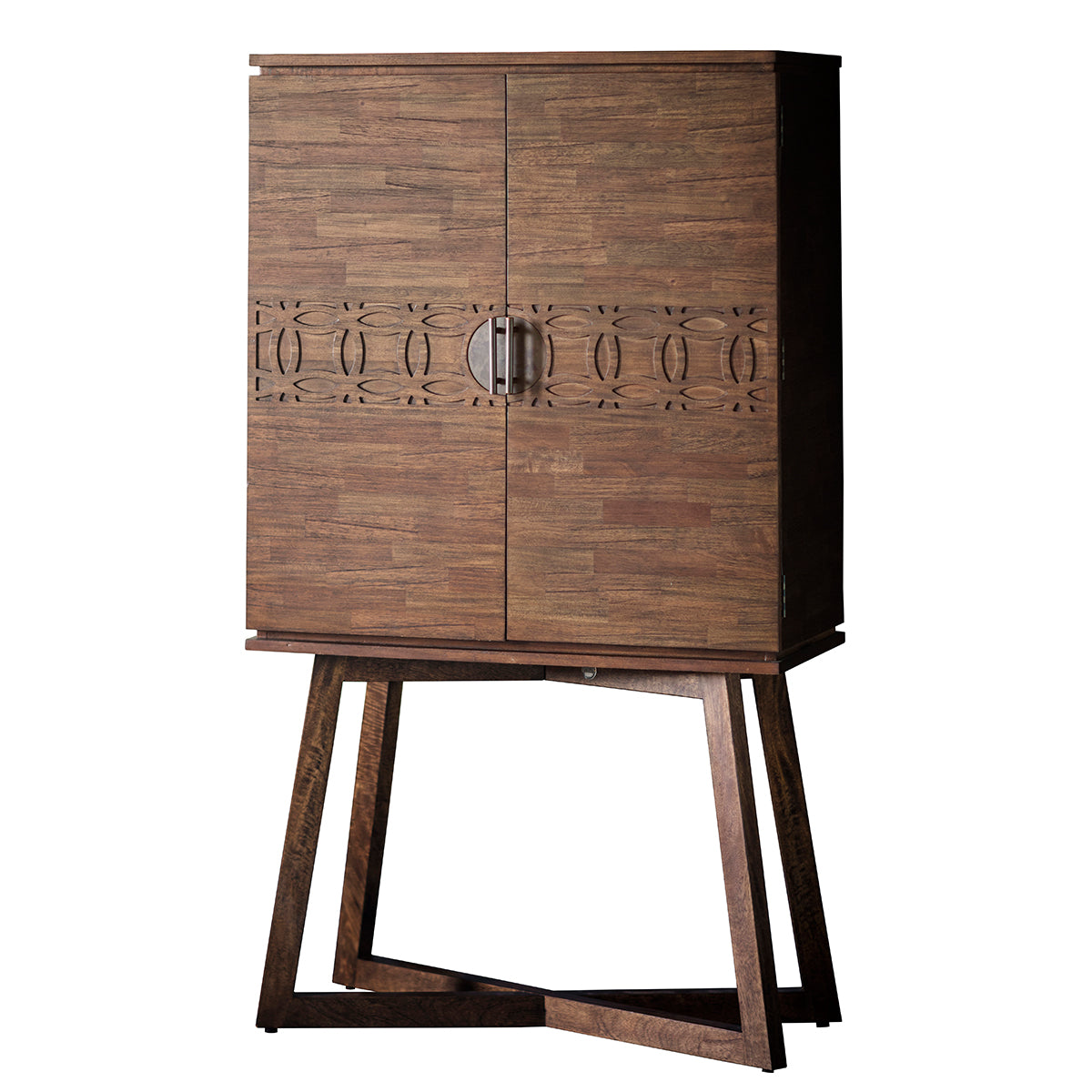 Greenwich Cocktail Cabinet in Natural - Ezzo