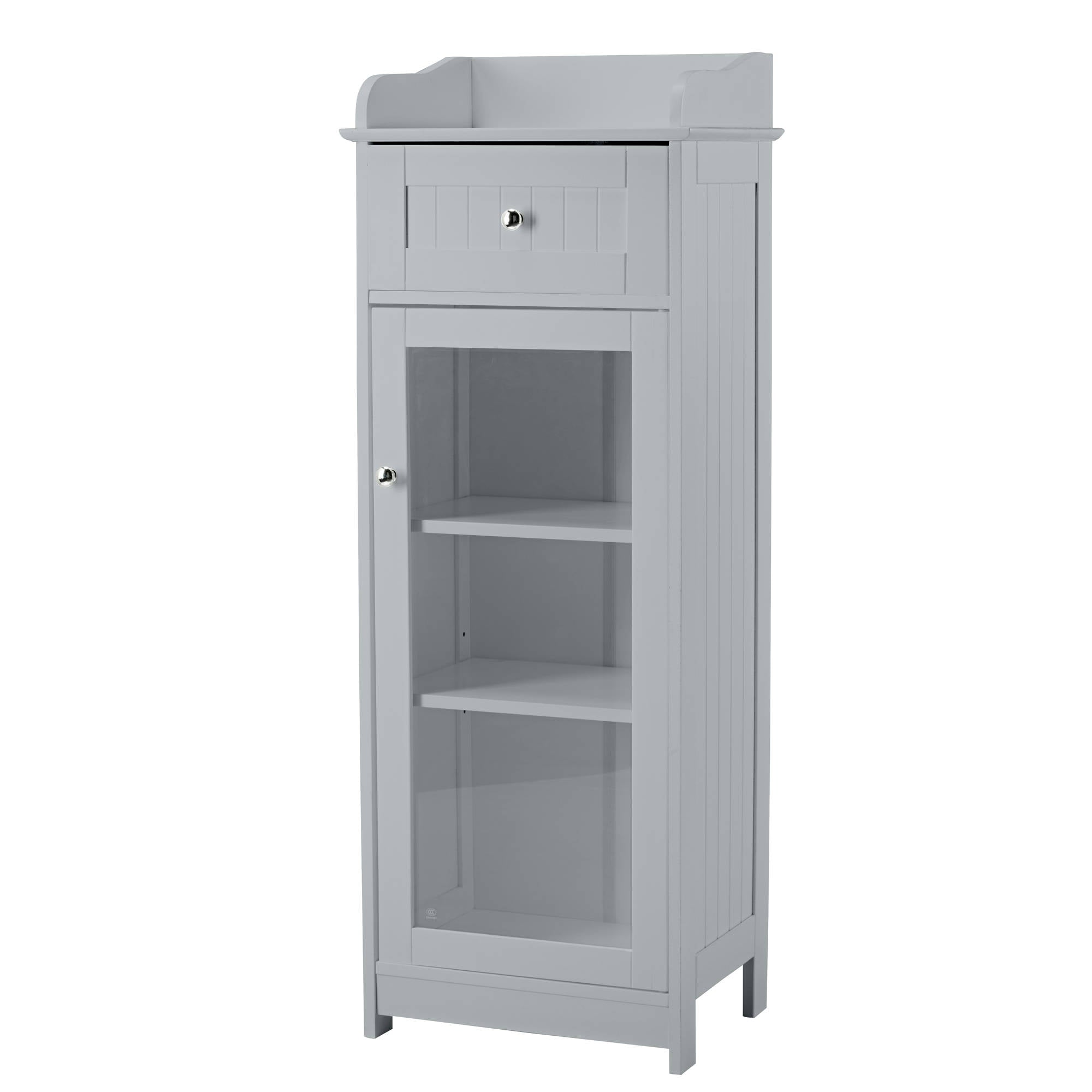 Kodiak Grey Glass Cabinet - Ezzo