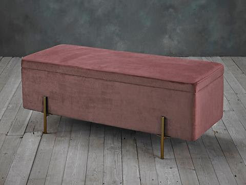 Layla Ottoman in Pink - Ezzo
