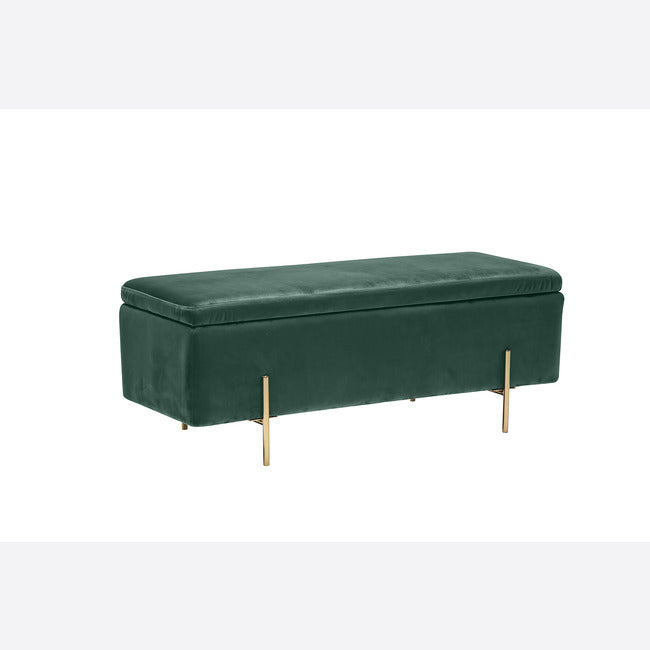 Layla Ottoman in Teal - Ezzo