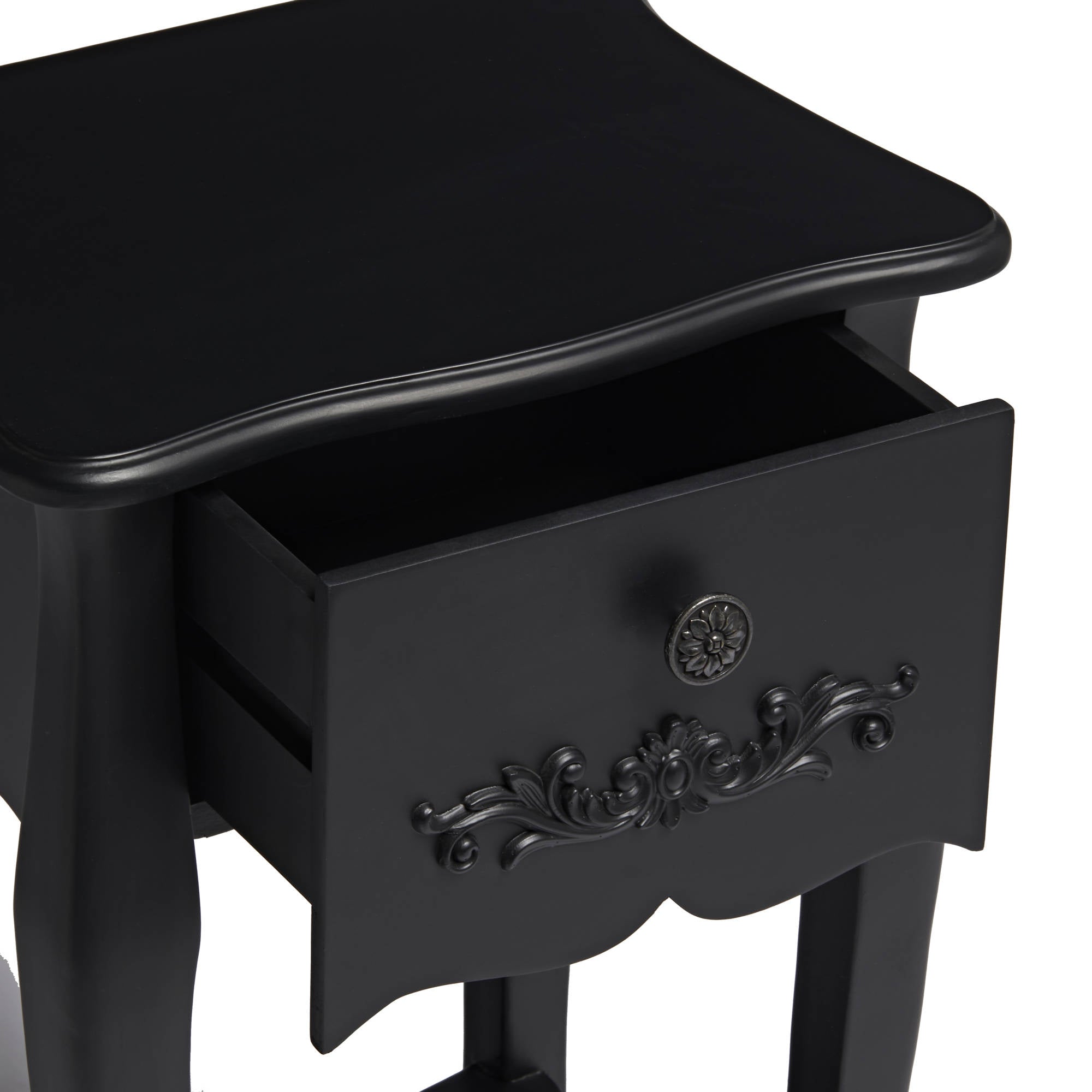 Marie 1 Drawer Bedside Cabinet - Ezzo