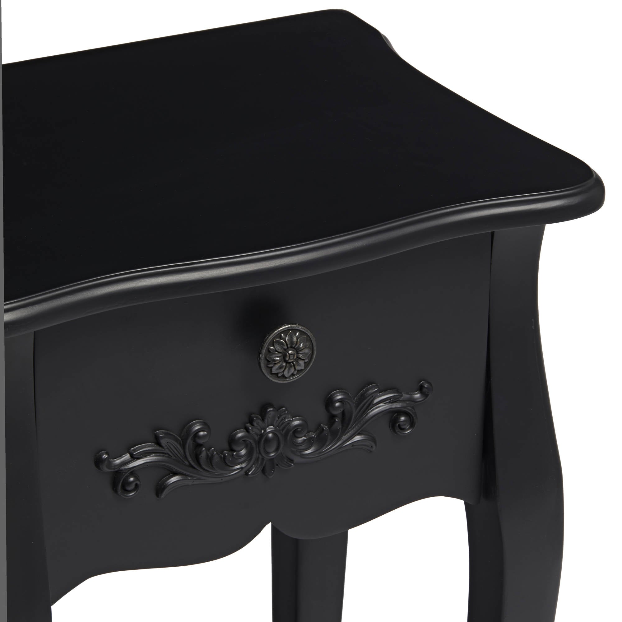 Marie 1 Drawer Bedside Cabinet - Ezzo