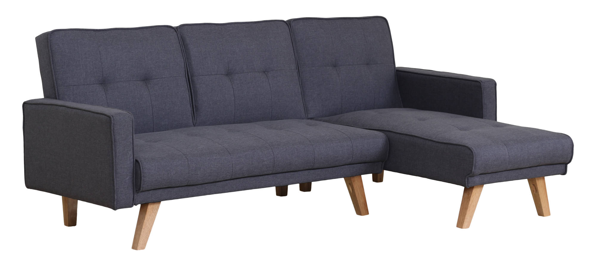 Robertson Corner Sofa Bed in Grey - Ezzo
