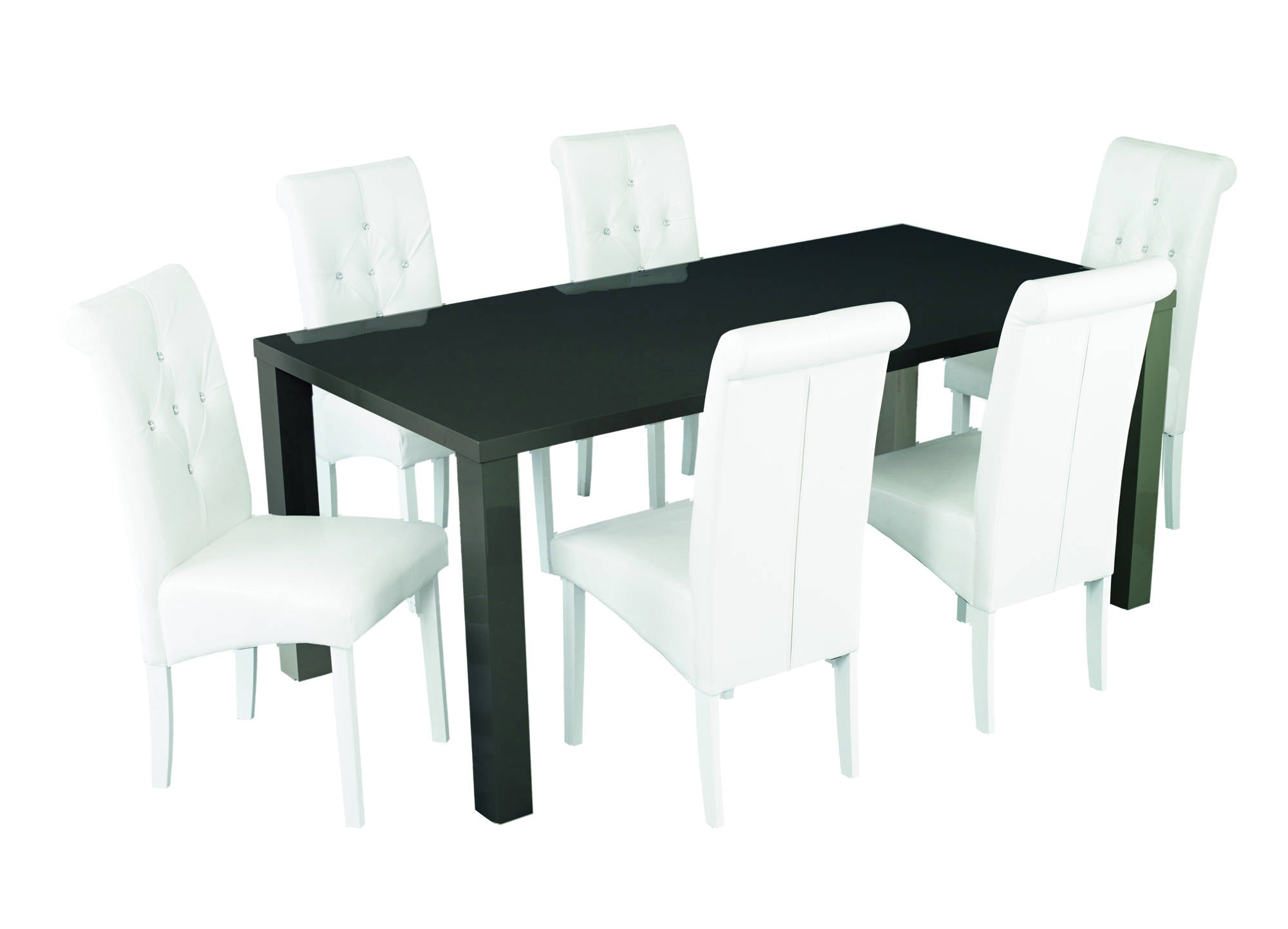 Sterling Large Dining Table in Charcoal - Ezzo
