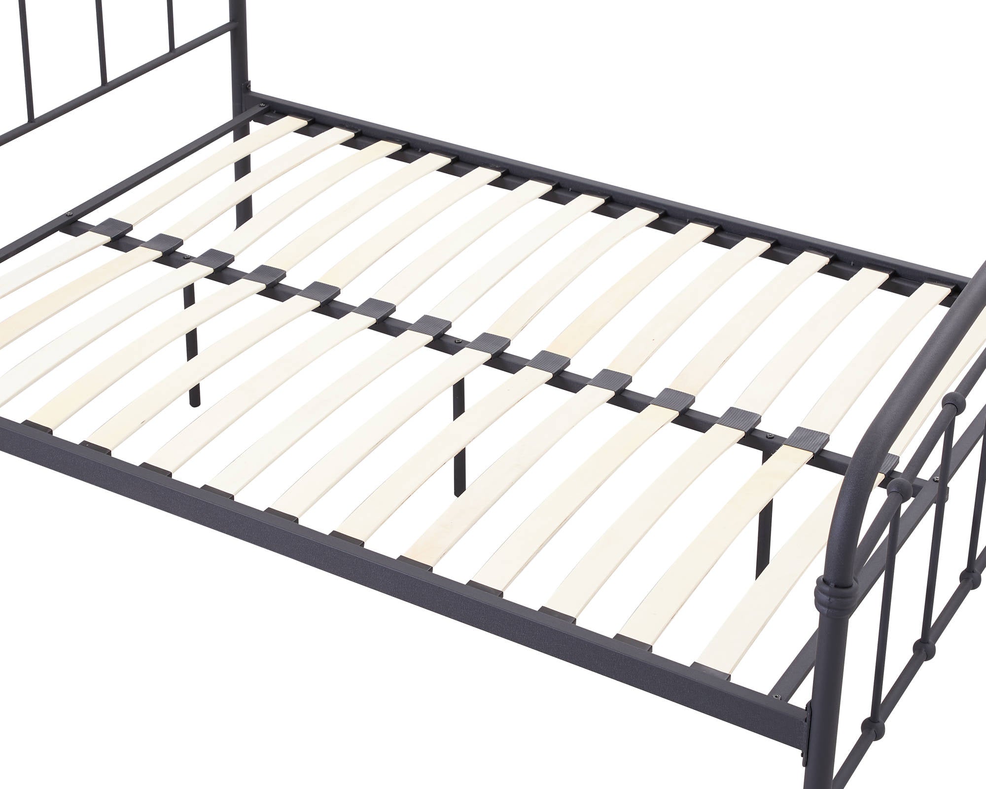 Stretton Double Bed in Black - Ezzo