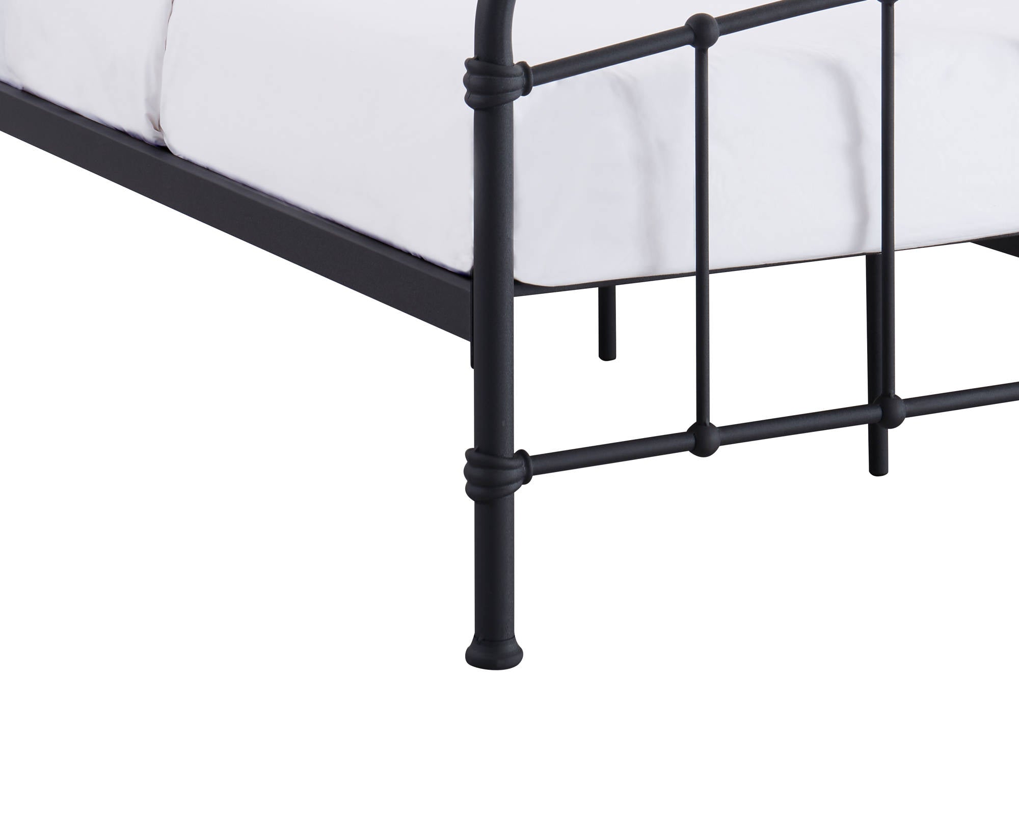 Stretton Double Bed in Black - Ezzo
