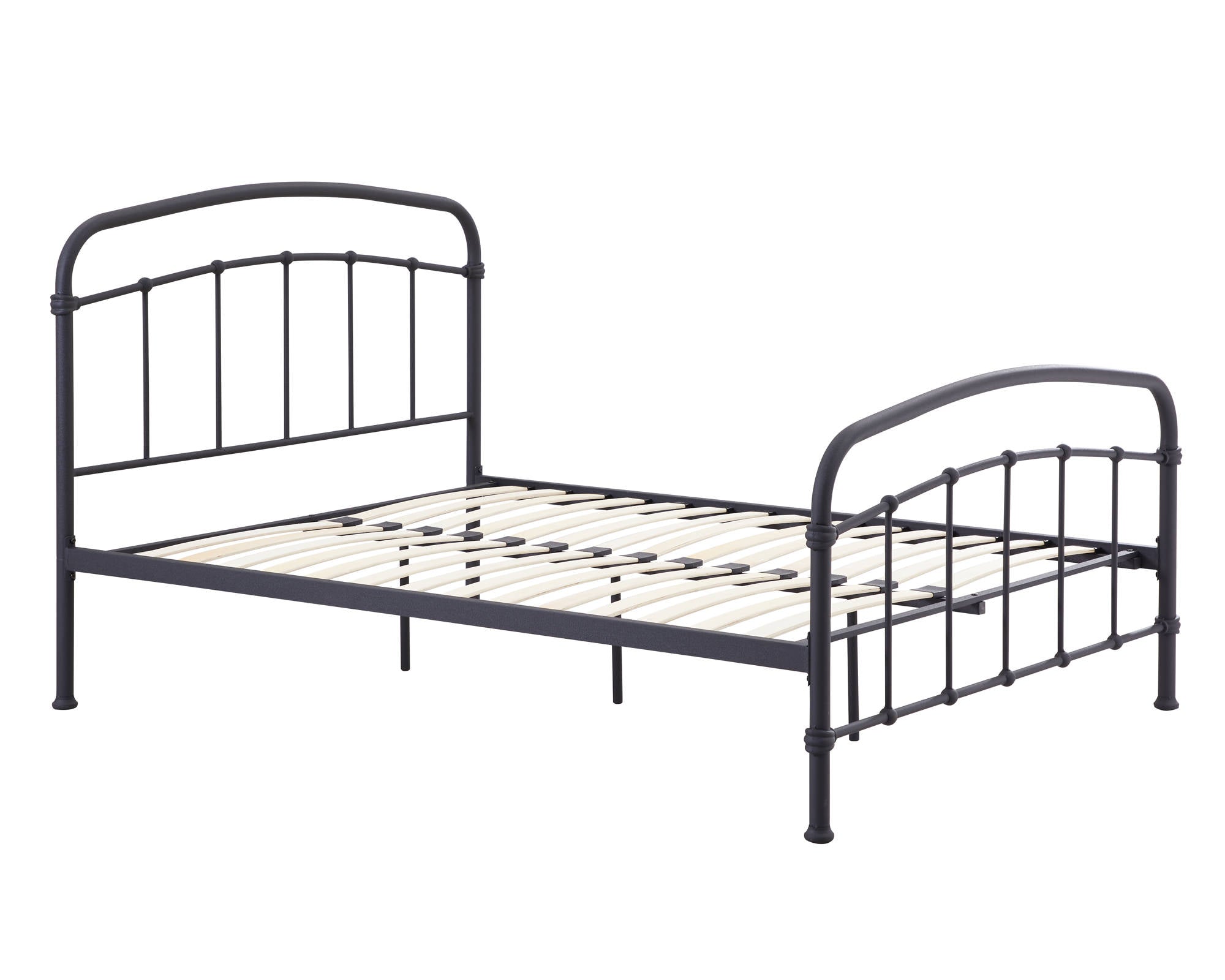 Stretton Double Bed in Black - Ezzo