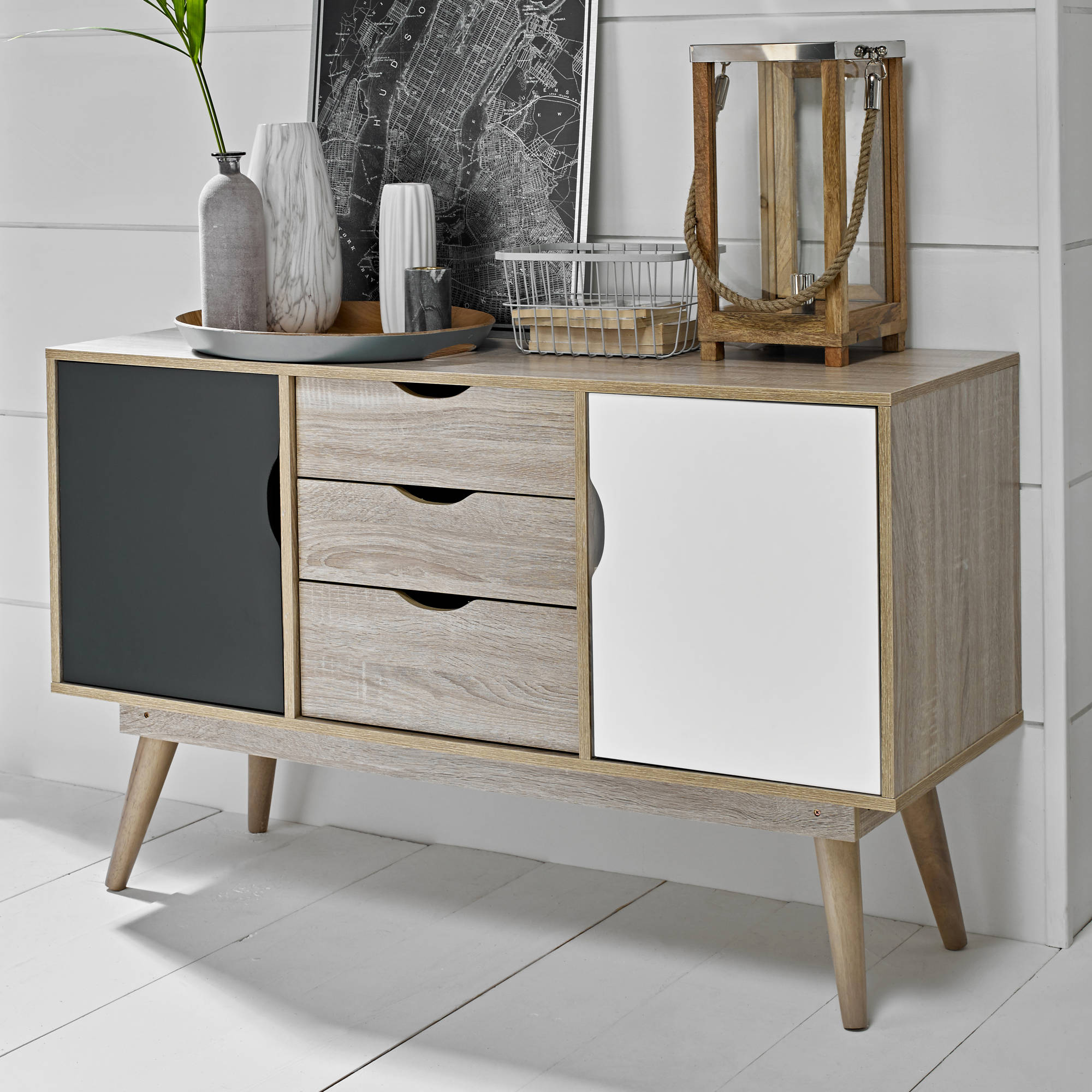Svalbard Sideboard in Grey - Ezzo