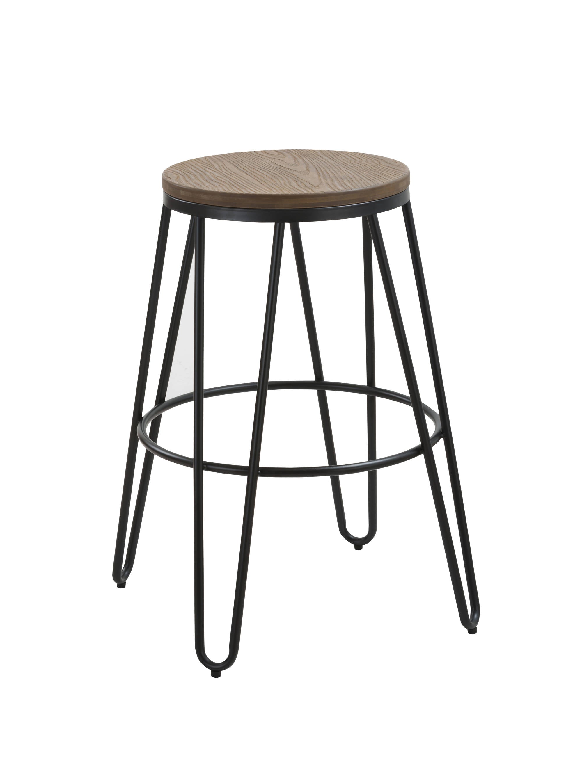 Symbol Stool with Black Legs - Ezzo