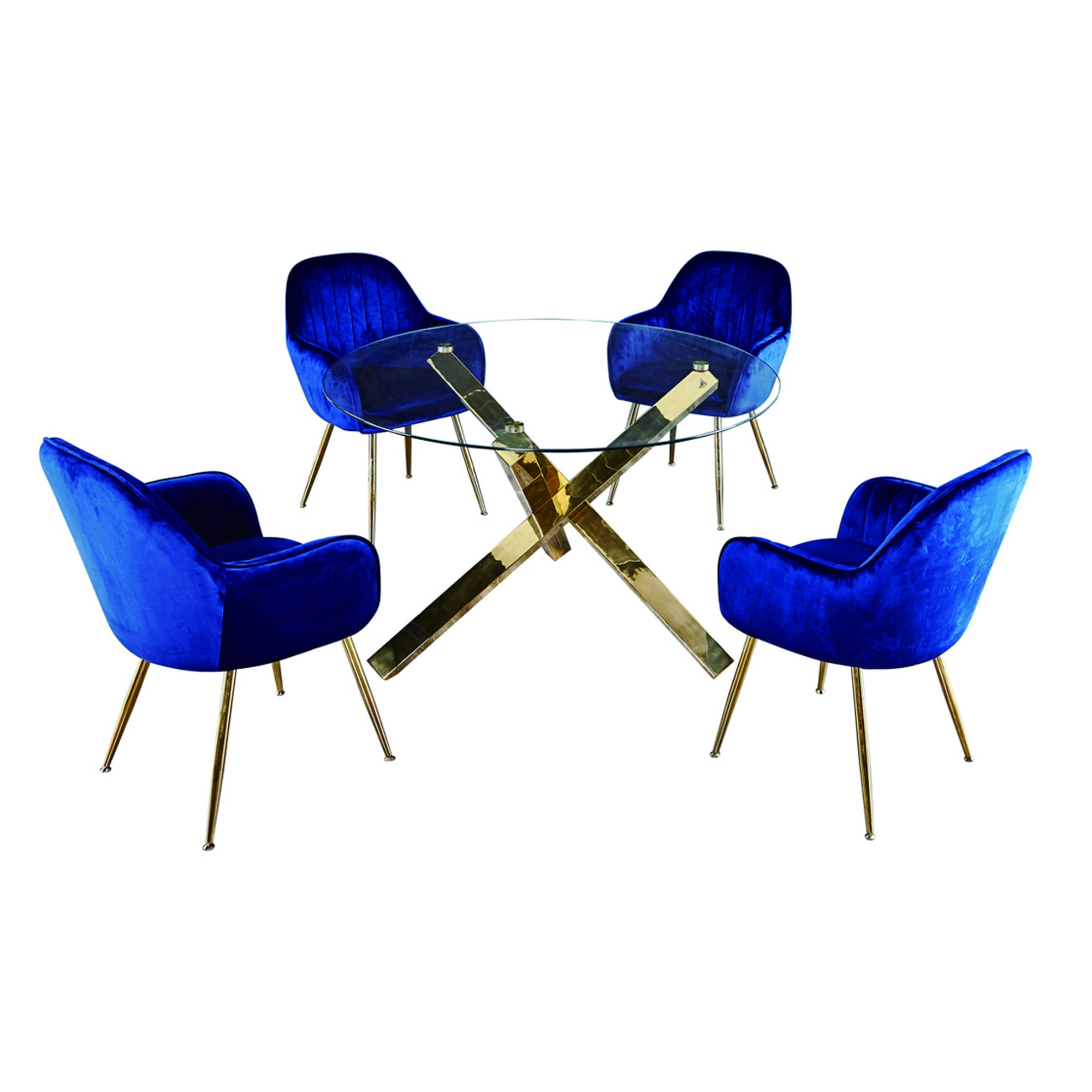 Lares Chair in Royal Blue - Ezzo