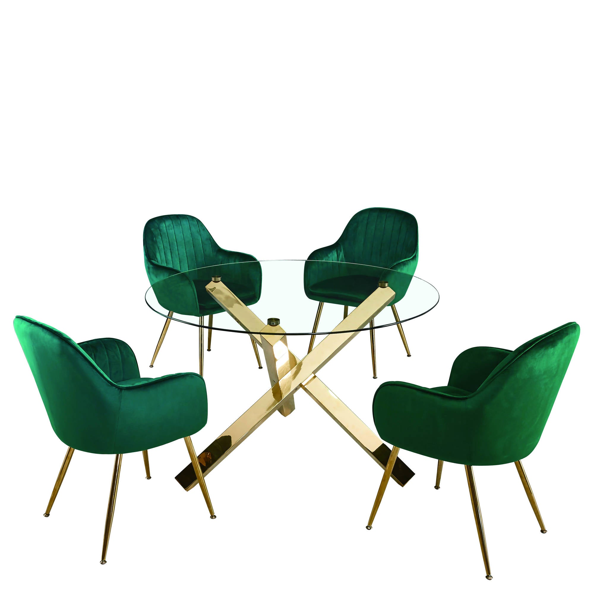 Tragara Table with Gold Legs - Ezzo