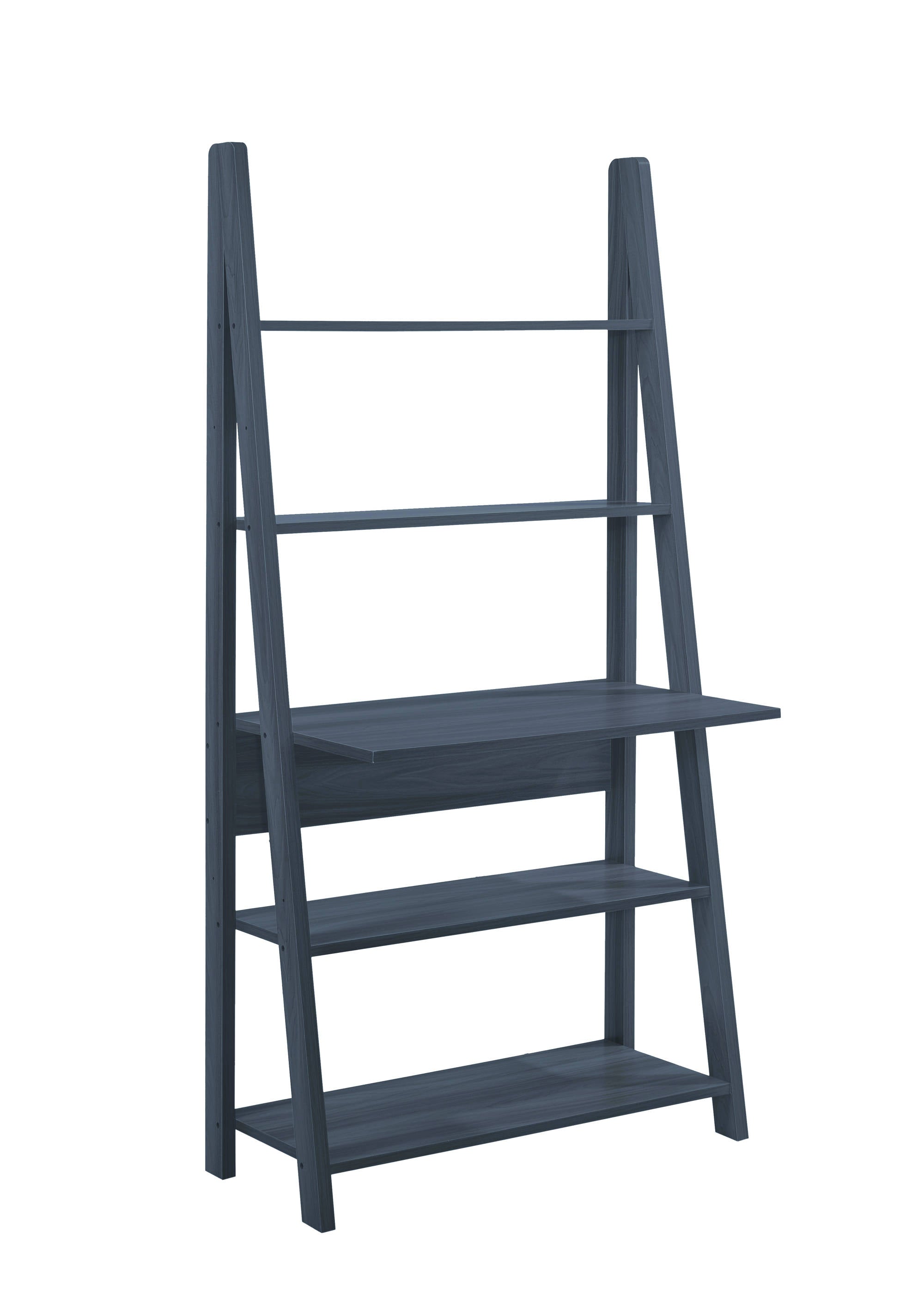 Turan Ladder Computer Desk Black - Ezzo