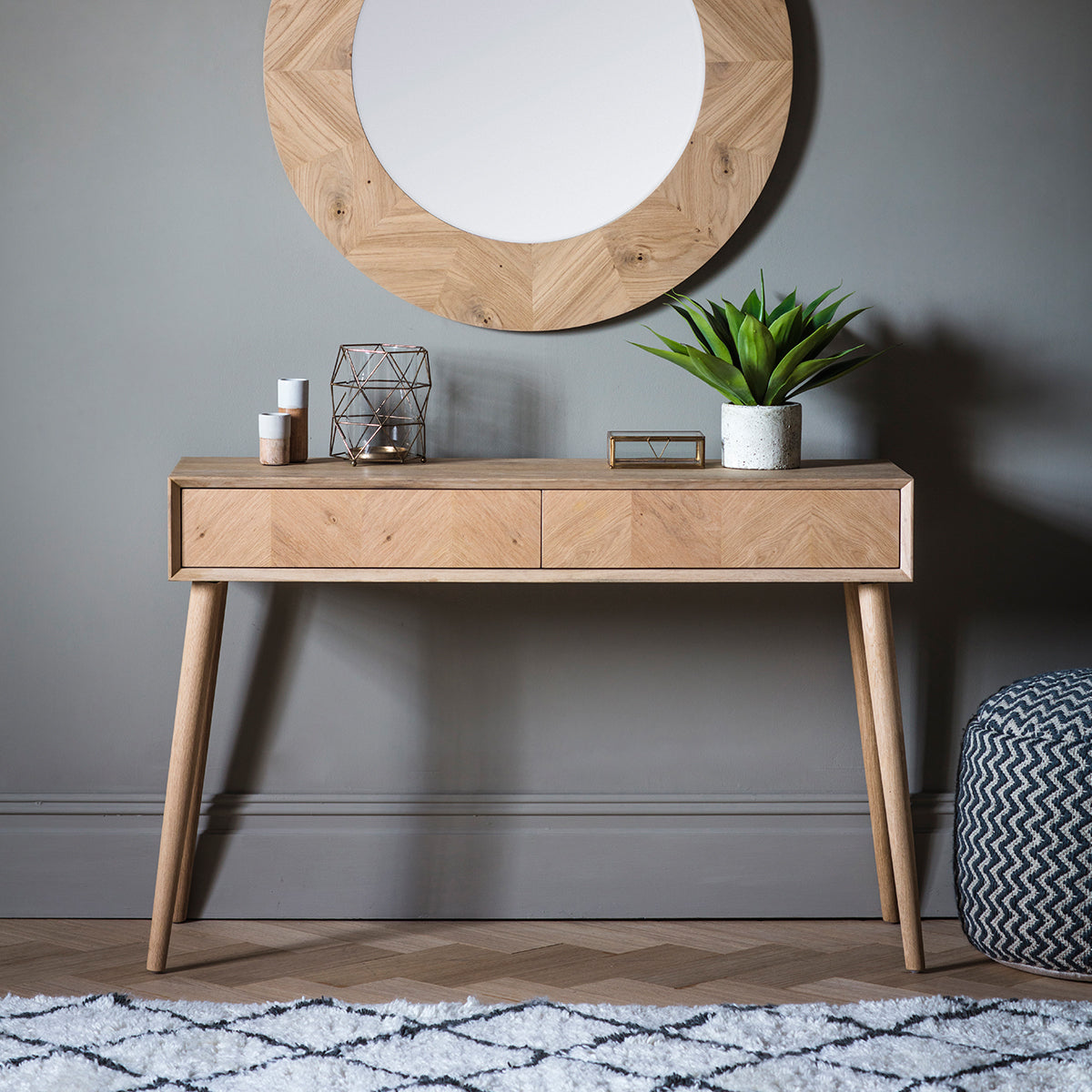 Veneto 2 Drawer Console Table - Ezzo